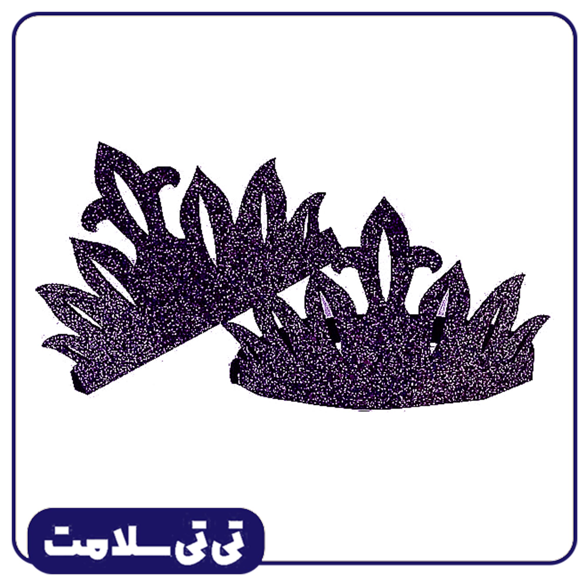 تاج تولد پارچه ای ارکیده تی تی سلامت